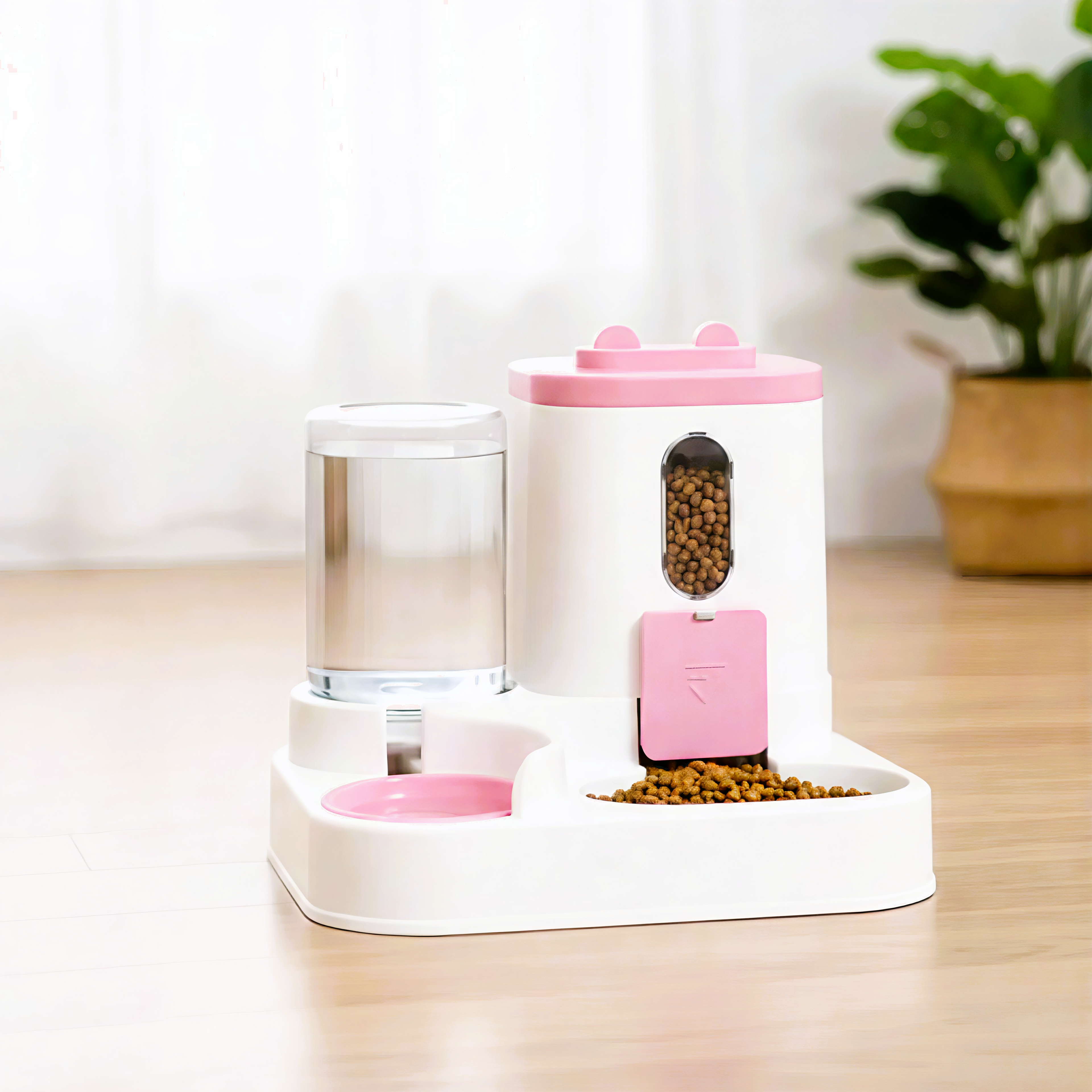 2-in-1 Futter- & Wasserspender | Alleos