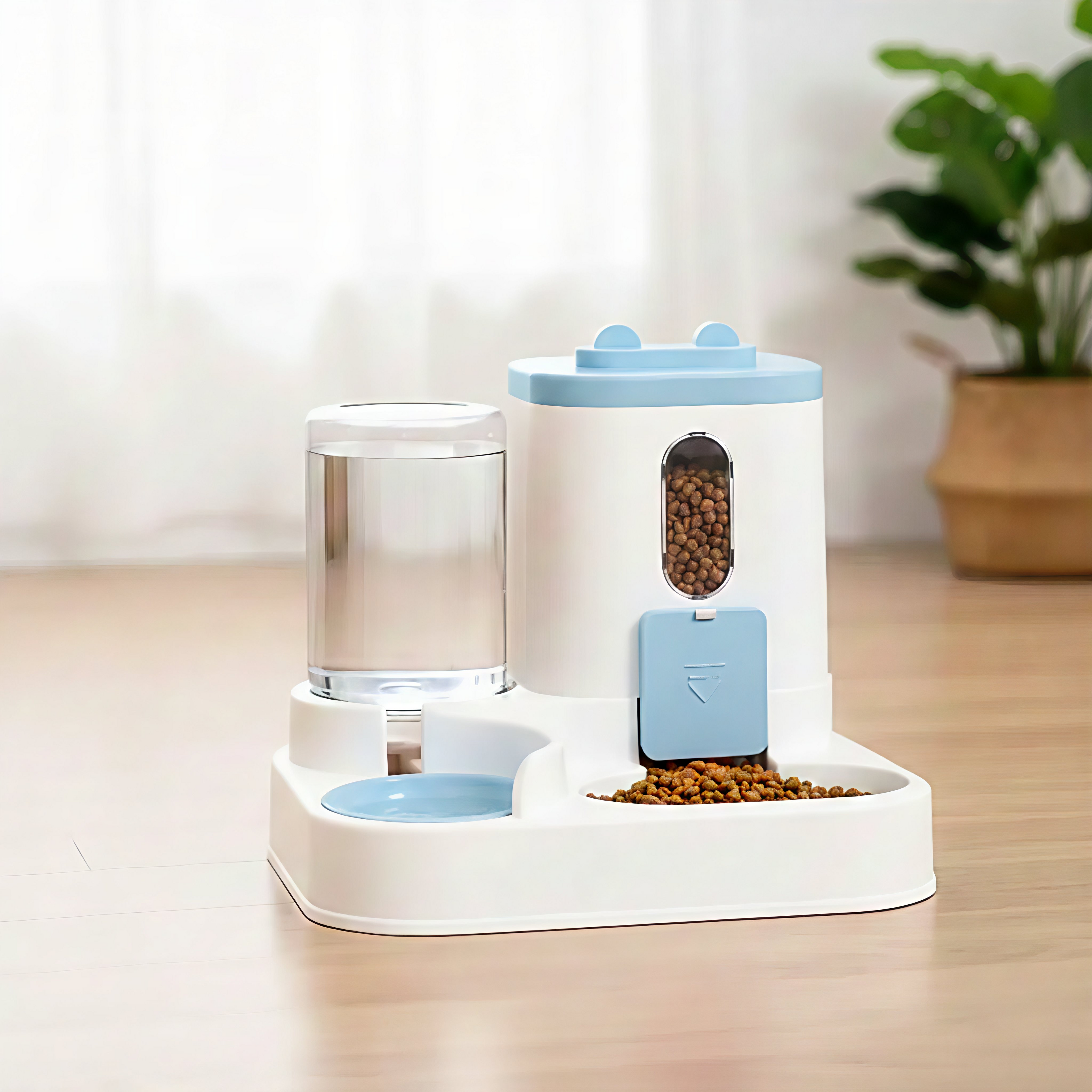 2-in-1 Futter- & Wasserspender | Alleos