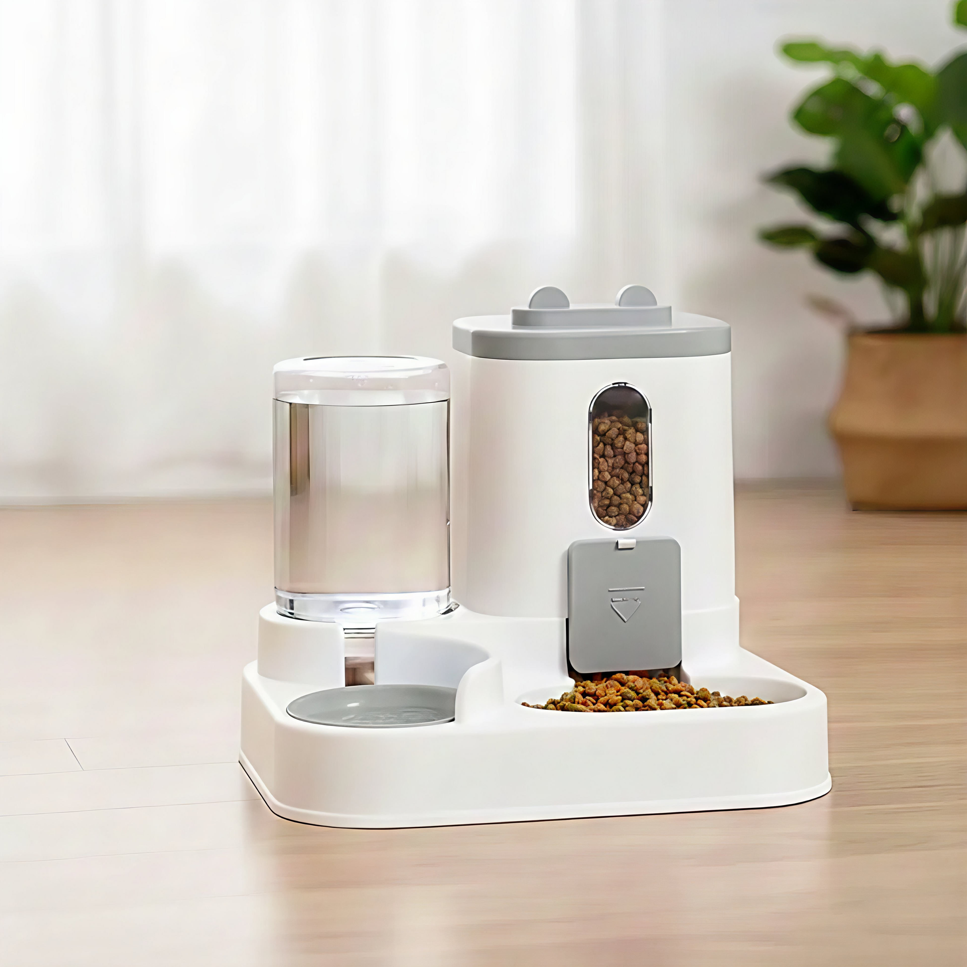 2-in-1 Futter- & Wasserspender | Alleos