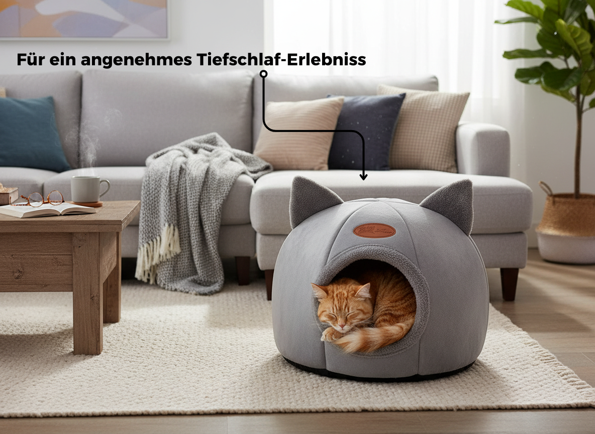 Bequeme Katzenhöhle | Alleos