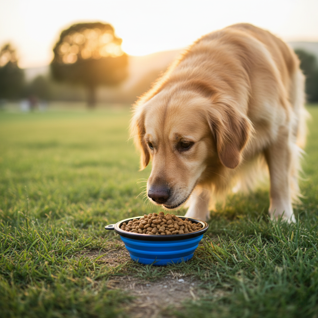 Tragbarer Futternapf | Alleos