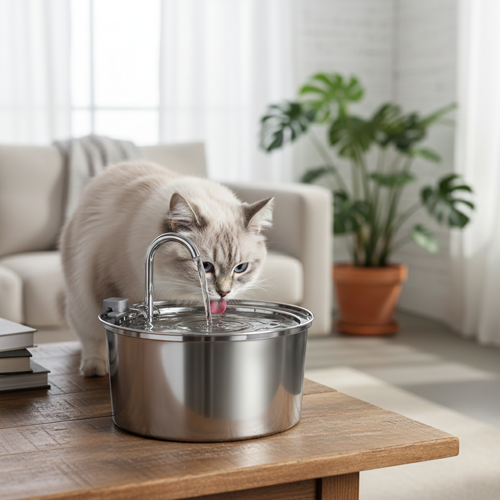 Premium Katzen Trinkbrunnen | Alleos