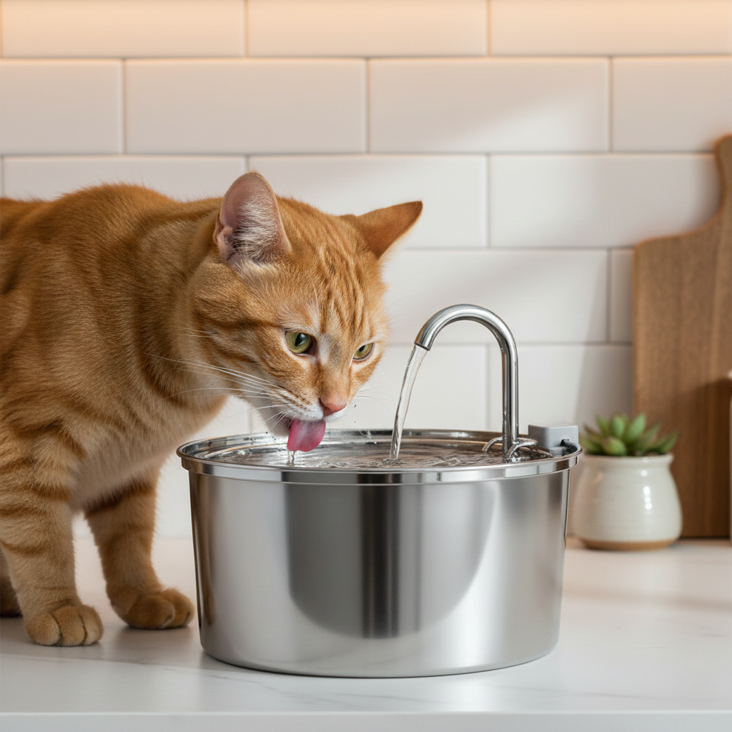 Premium Katzen Trinkbrunnen | Alleos